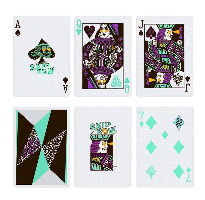 Skid Row Playing Cards - Premium Poker Cards for Games, Magic Tricks & Collectibles | Perfect for Poker Nights, Cardistry & Gifts