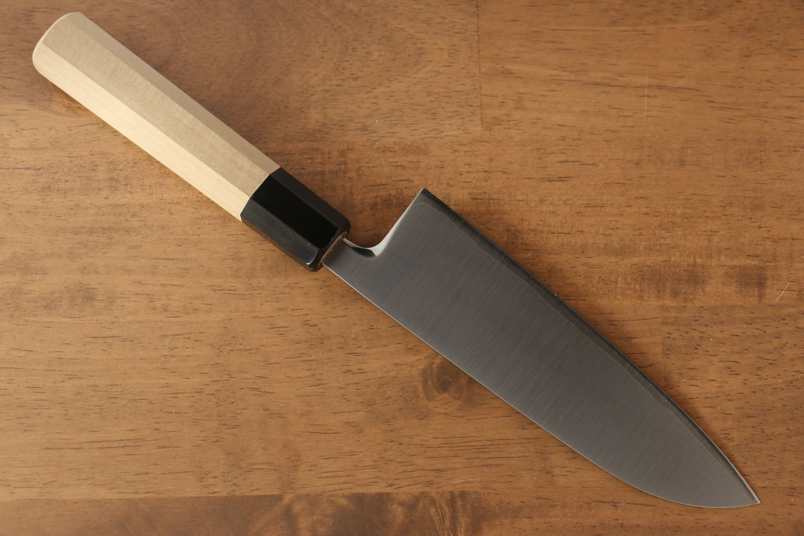 Premium Jikko SG2 Santoku Knife 165mm - Japanese High-Carbon Stainless Steel Blade with Magnolia Wood Handle - Perfect for Slicing, Dicing & Chopping Vegetables, Meat & Fish