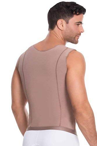 Fajas D'Prada Men's Post-Surgical Compression Tank Top - Firm Support & Comfort for Recovery, Workout & Daily Wear