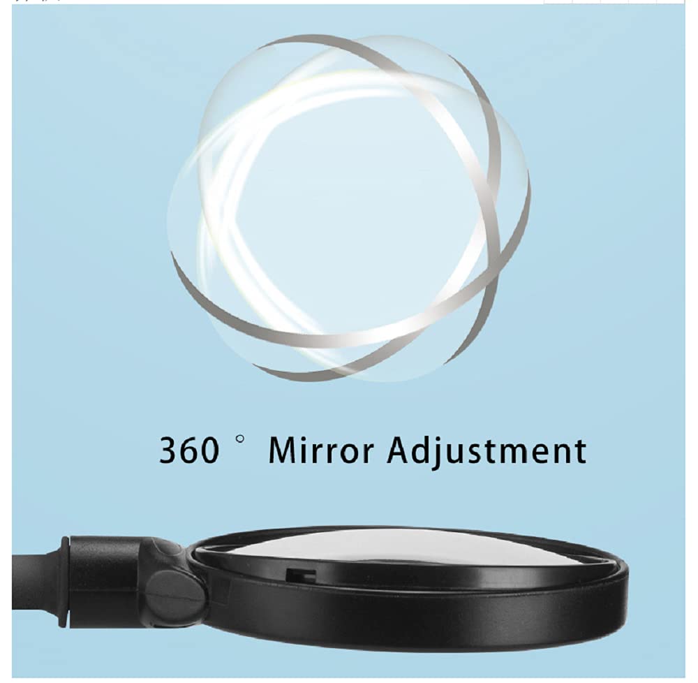 2-Pack Adjustable Bike Mirrors for Mountain, Road & Electric Bicycles - Handlebar Rearview Safety Mirrors for Cycling & Motorcycle Use - Perfect for Commuting, Off-Road & Urban Riding