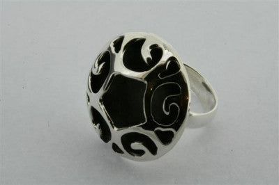 Oxidized Sterling Silver Vine Ring - Elegant Boho Jewelry for Women - Perfect for Weddings, Parties & Everyday Wear