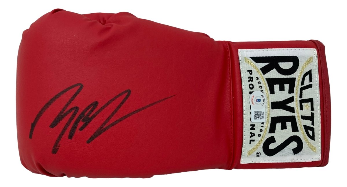 Michael B Jordan Creed Autographed Red Left Hand Cleto Reyes Boxing Gloves - Official Movie Memorabilia for Collectors & Boxing Fans | Perfect for Display, Training, and Sports Decor