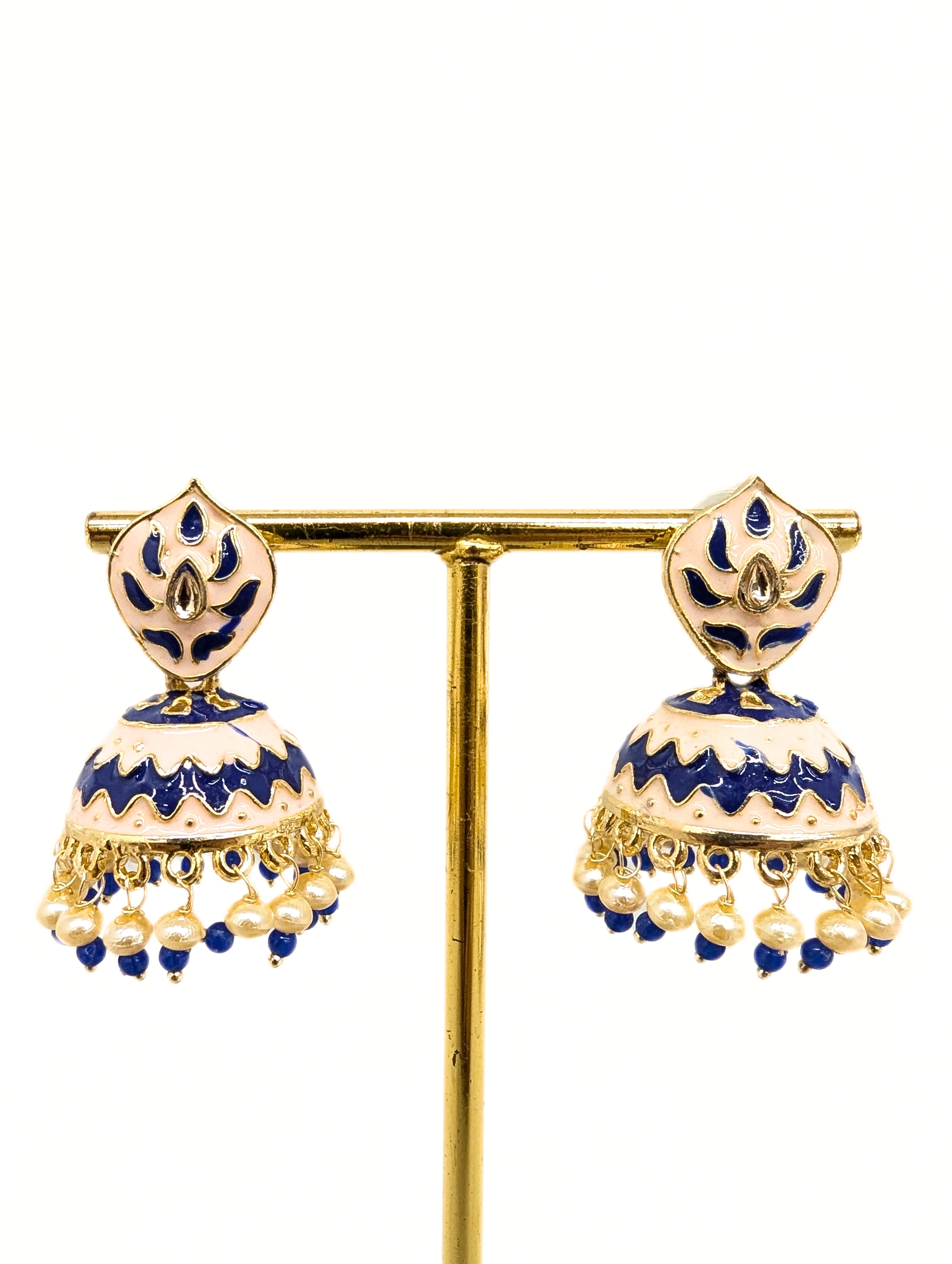 Exquisite Mona Meenakari Indian Earrings - Handcrafted Ethnic Jewelry for Women | Perfect for Weddings, Parties & Cultural Events