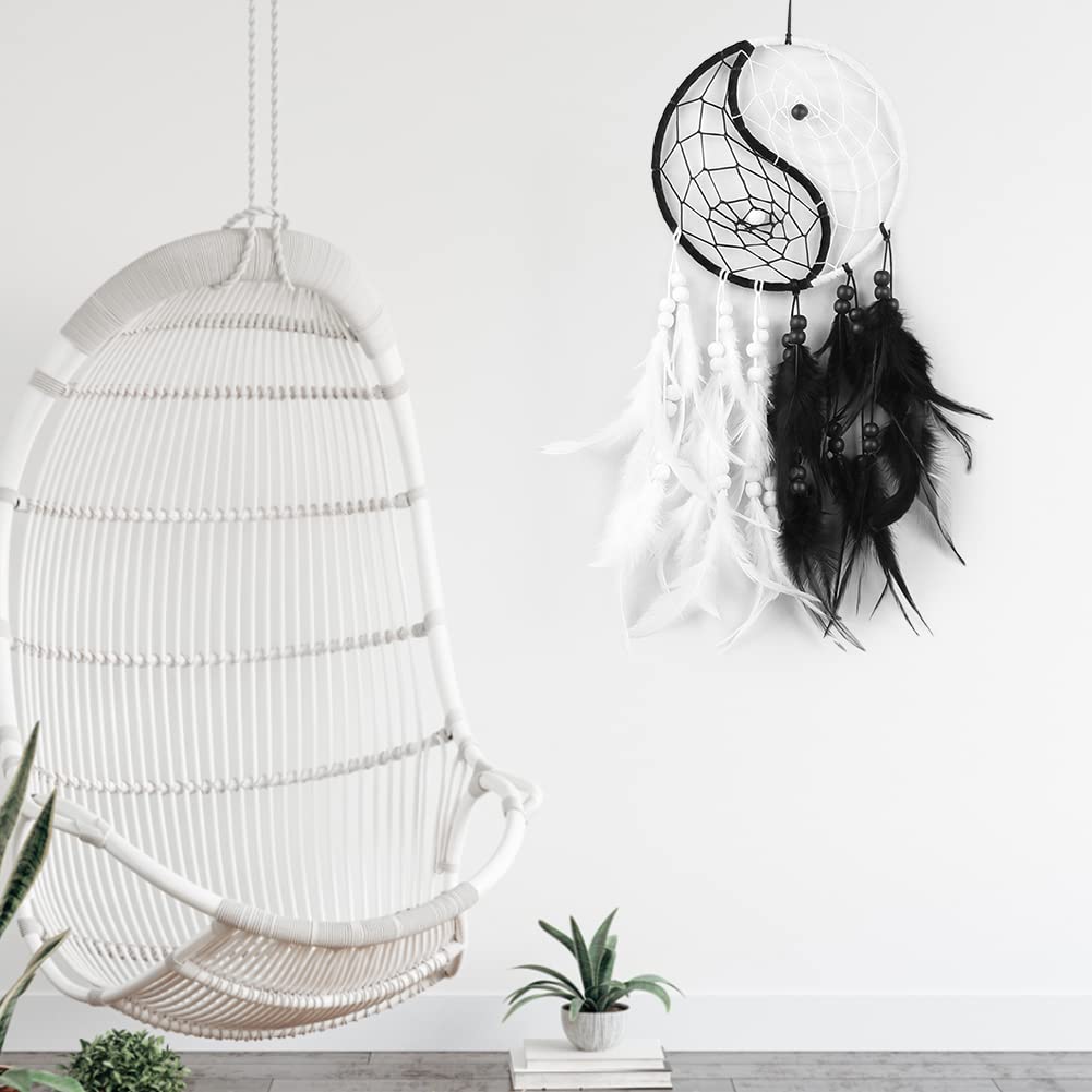 Boho Dream Catcher Wall Hanging Decor for Bedroom - Handmade Feather Dreamcatcher for Girls, Boys, Kids & Adults | Perfect for Home, Wedding, Nursery & Party Decorations