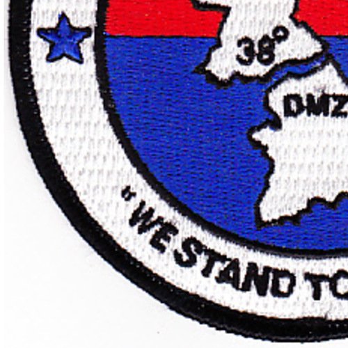 Korea Veterans of America Patch - We Stand Together - Military Collectible & Patriotic Emblem for Jackets, Hats & Bags