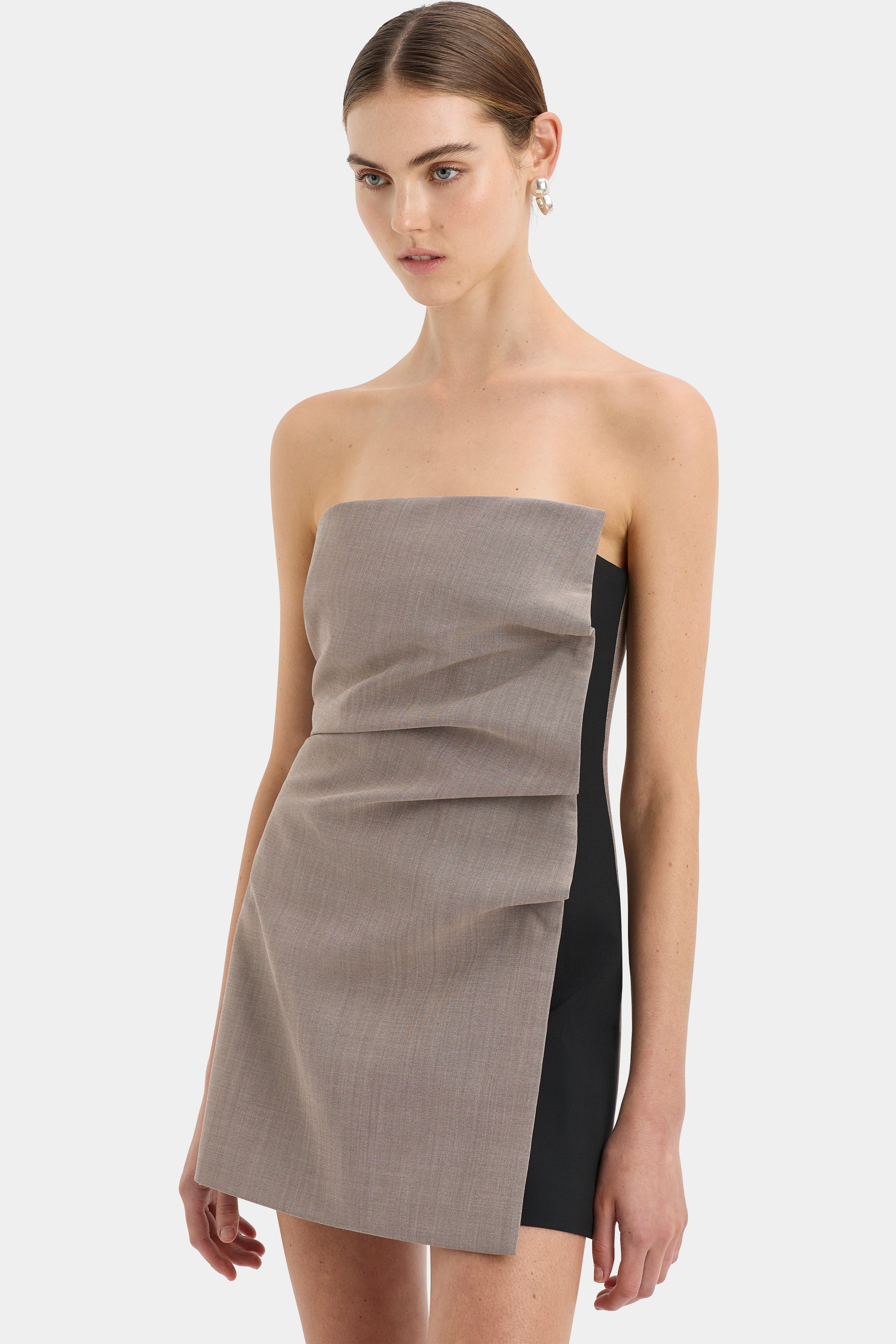 Leonardo Pleated Mini Dress for Women - Elegant Party & Cocktail Dress - Perfect for Night Out, Date Night & Special Occasions