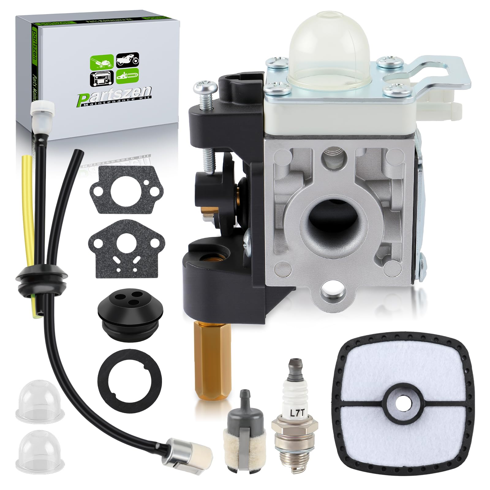 High-Performance Carburetor Replacement for Echo SRM 210 SRM-230 SRM211 GT200 HC150 HC151 PE200 PE201 PPF210 PPF211 Trimmer - Compatible with ZAMA RB-K75 & OEM Part Numbers A021000740 A021000741 A021000742 - Perfect for Lawn Maintenance, Landscaping & Professional Gardening Use