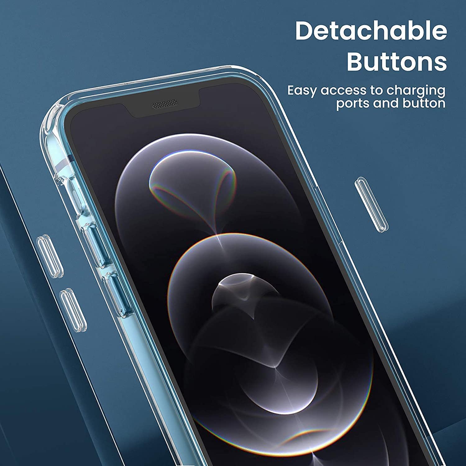 Trippy Mushroom Phone Case for iPhone 13 Pro Max - Psychedelic Shroom Art Protective TPU Cover | Shockproof Clear Case for Women & Girls | Perfect Hippie Gift for Music Festivals & Boho Lifestyle
