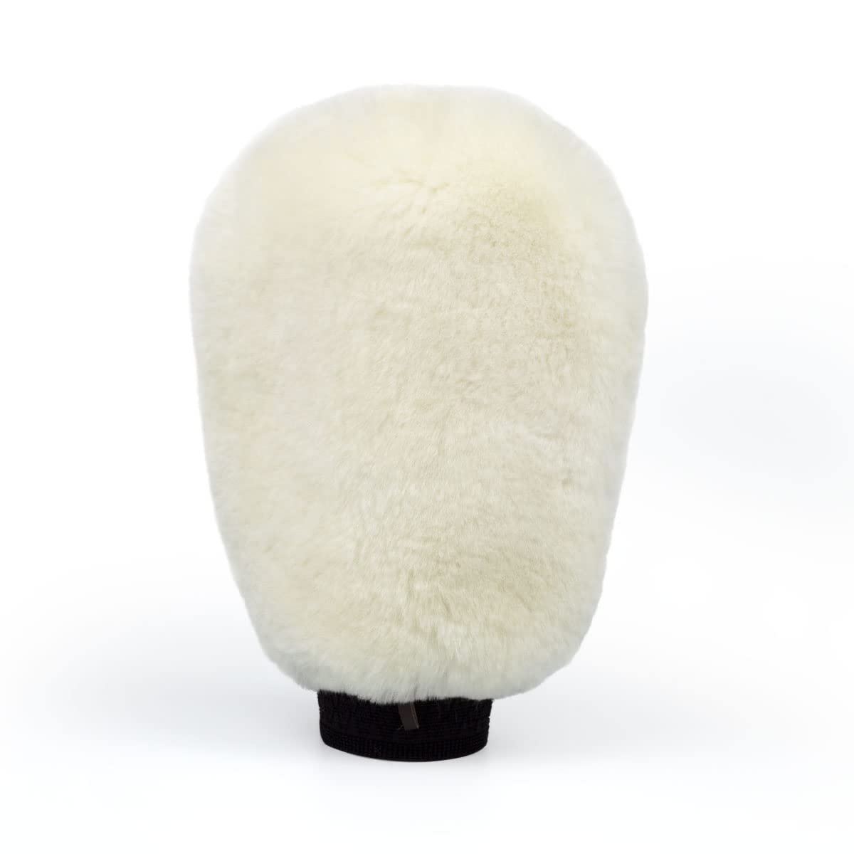 OKAYDA Extra Large Natural Lambskin Wool Car Wash Mitt - Scratch-Free Sheepskin Wash Glove for Gentle Cleaning & Detailing - Perfect for Cars, Trucks, SUVs & Motorcycles