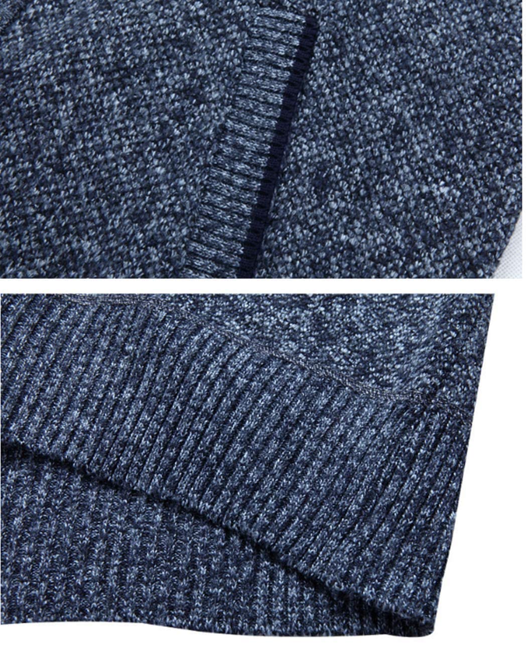 Vcansion Men's Classic Cardigan Sweater - Stand Collar Slim Fit Casual Knit Pullover for Fall & Winter | Office Wear, Date Night, Weekend Outfits