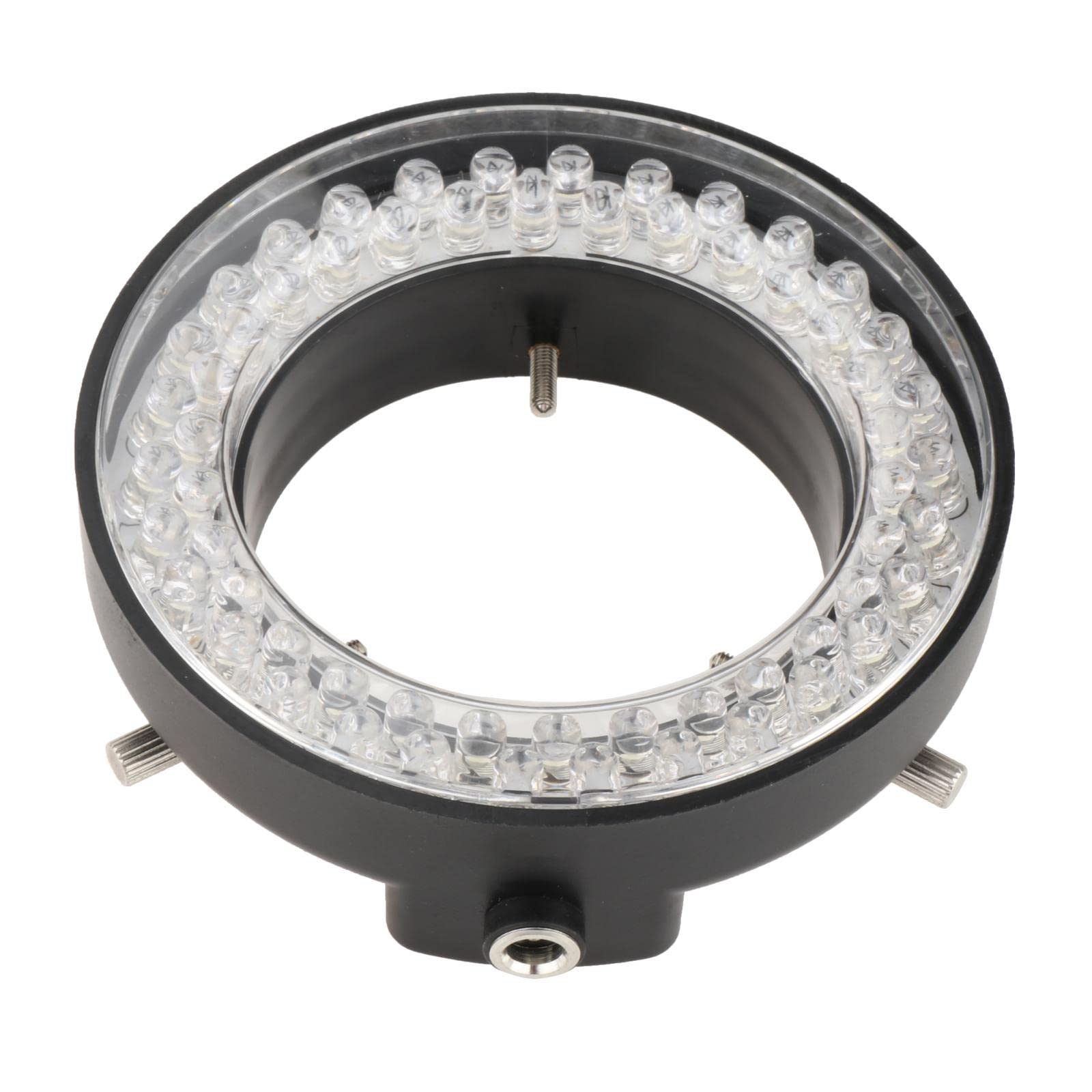 MYADDICTION 6500K LED Ring Light for Stereo Microscopes, DSLR Cameras & Photography - 60-Piece Lighting Kit for Macro Shooting, Jewelry Inspection & Scientific Research