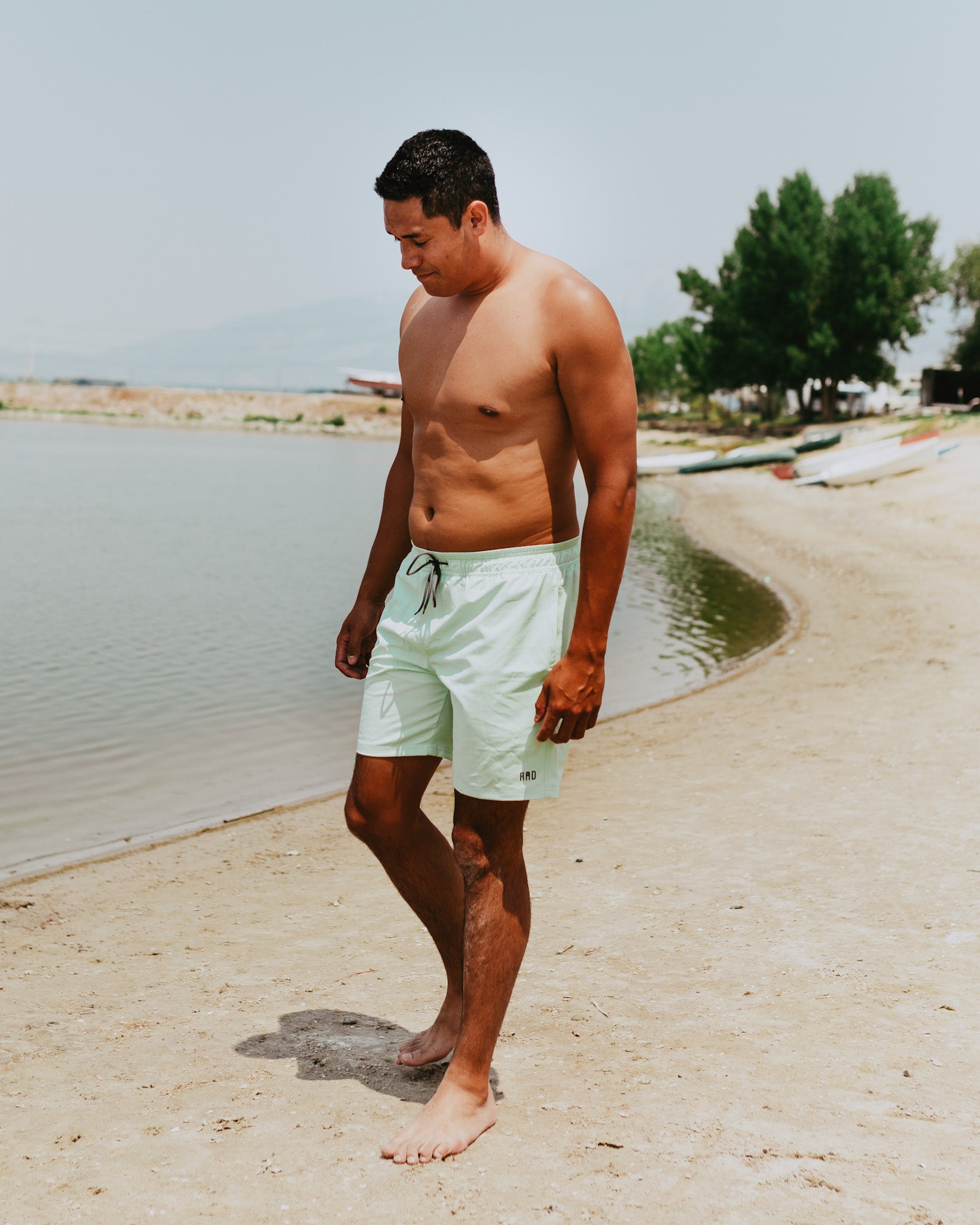 Jacob Green Men's Quick-Dry Swim Trunks with Pockets - $24 - Perfect for Beach, Pool & Water Sports