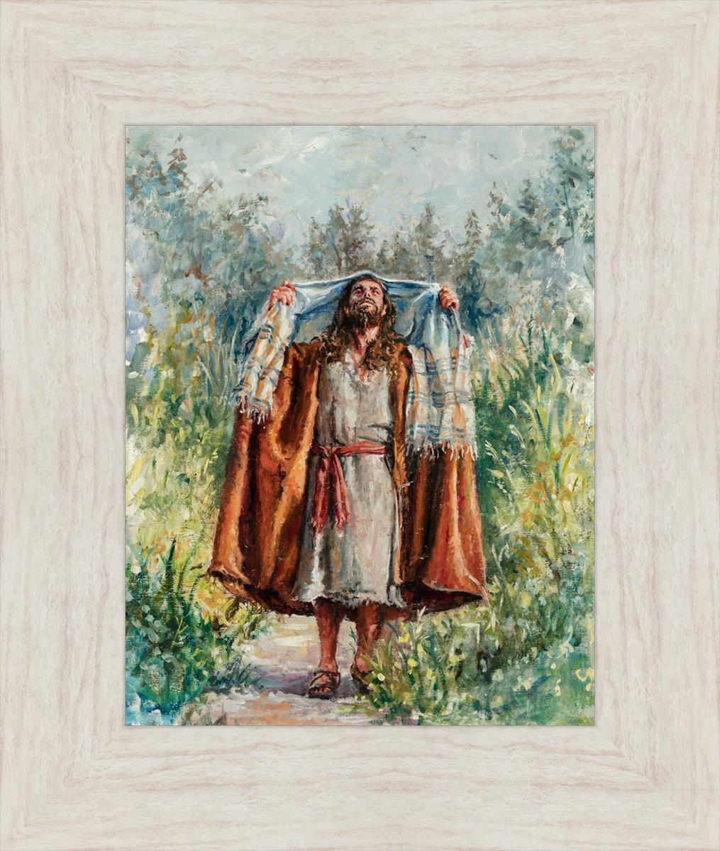 Jesus in the Wilderness - Religious Wall Art for Home & Church Decor - Inspirational Christian Gift for Prayer & Meditation Spaces