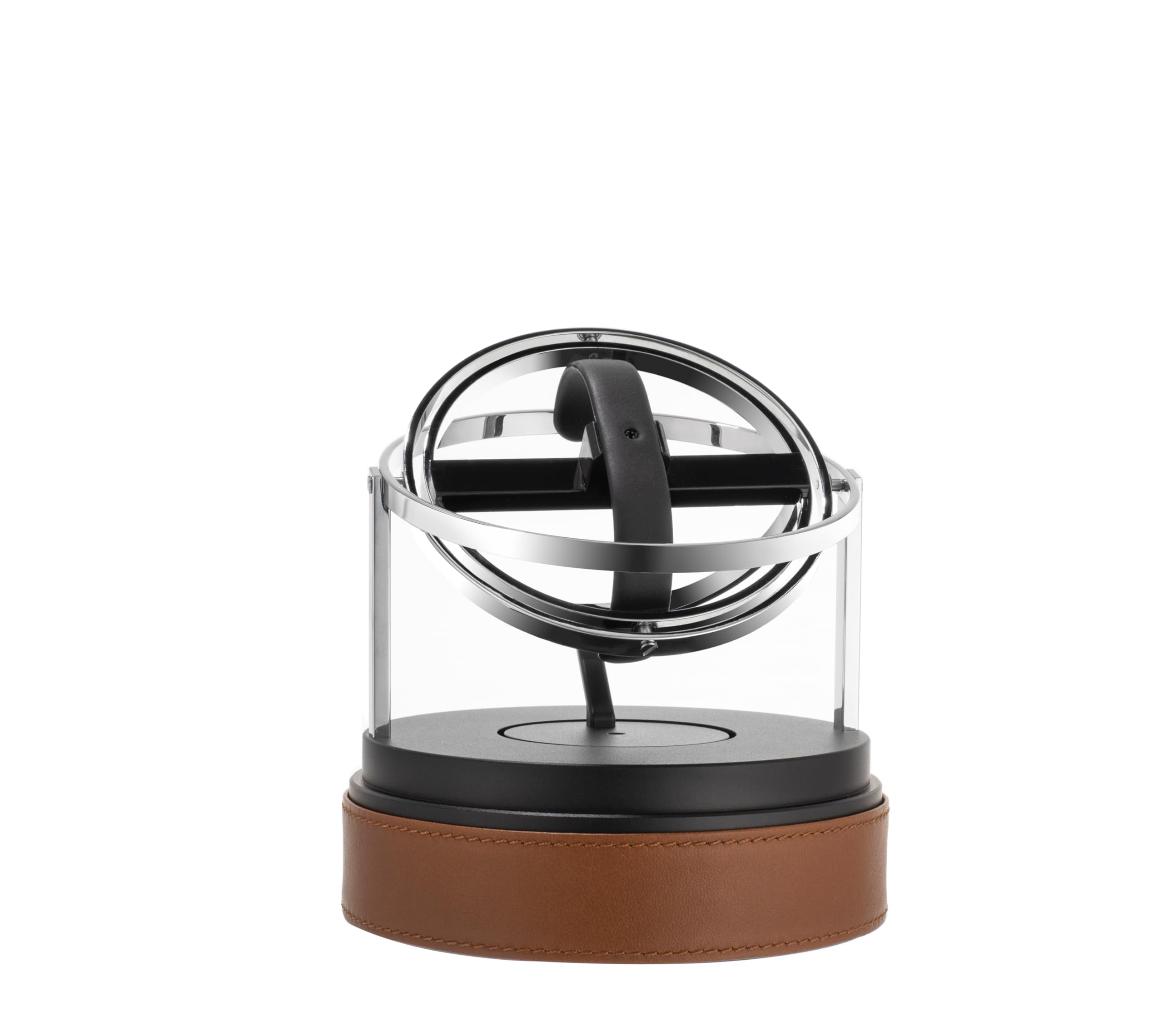Orbit Watch Winder with 5000mAh USB Rechargeable Power Bank - Automatic Watch Winder for Men, Luxury Birthday Gift for Him, Perfect for Watch Collectors & Travel Use