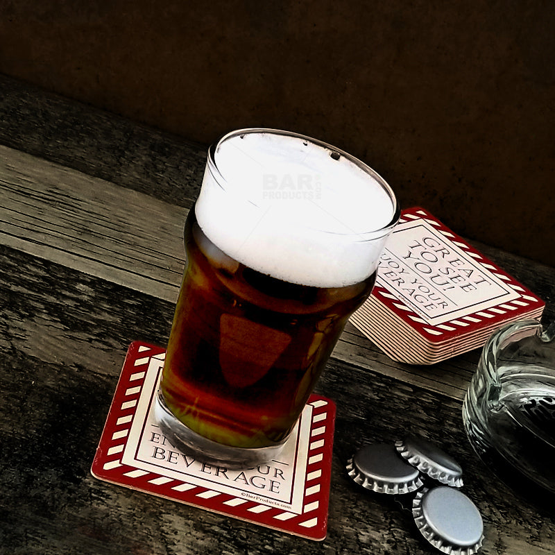 BarConic® English Pub Sampler Glass - 10oz Premium Beer Tasting Glass Set for Craft Beer, Ale & Lager - Perfect for Home Bars, Pubs & Beer Enthusiasts