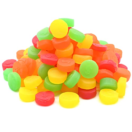 Best Assorted Fruit Juju Candy Coins - 1 lb Bulk Bag for Candy Buffets, Party Favors & Sweet Treats | Wholesale Candy Retailer