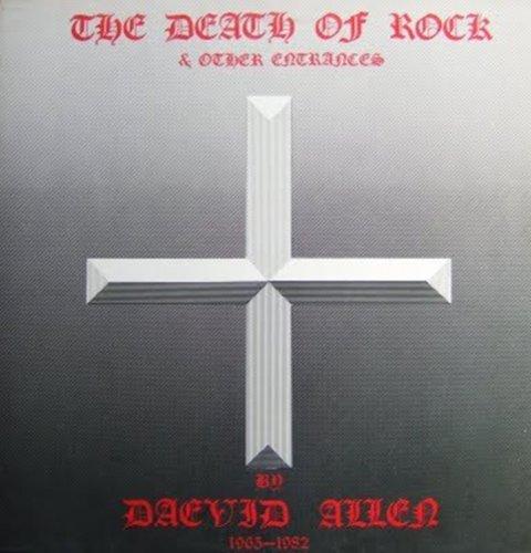 Allen Daevid (1965-1982) The Death of Rock & Other Entrances - Vintage Music Book for Collectors & Music Historians - Perfect for Rock Music Studies & 1960s-70s Counterculture Research