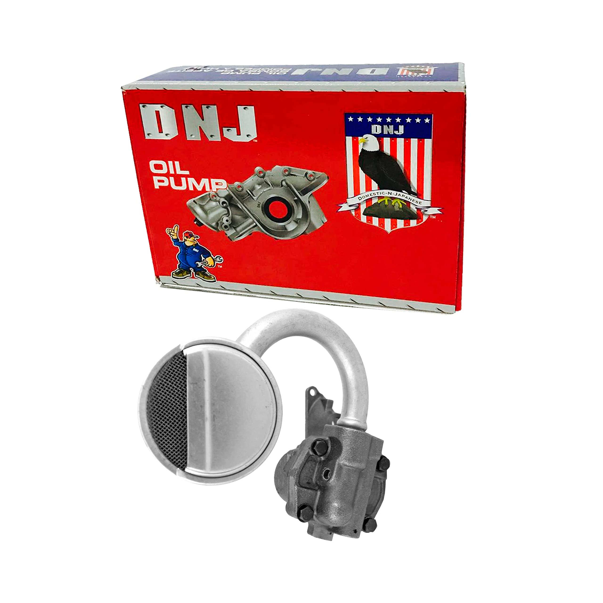 DNJ OP3112 Oil Pump Replacement for 1991-1997 Chevrolet Lumina, Oldsmobile Cutlass Supreme, Pontiac Grand Prix 3.4L V6 DOHC Engine - High Performance Oil Pump for Smooth Engine Operation, Perfect for Daily Driving & Highway Cruising