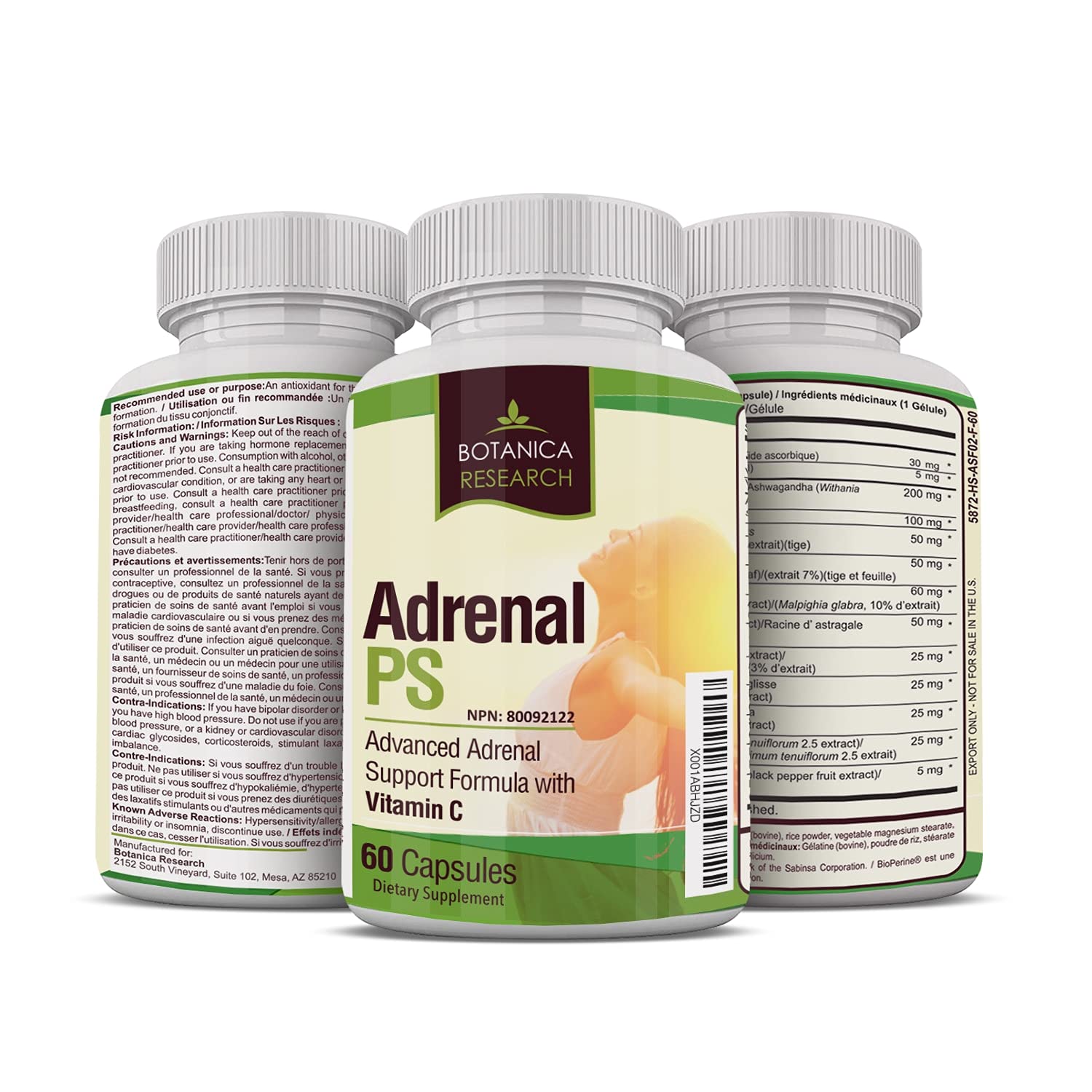 Premium Adrenal Fatigue Support Supplement with Rhodiola Rosea, L-Tyrosine, Panax Ginseng & Holy Basil - Cortisol Balance Complex for Stress Relief & Natural Energy Boost - Supports Healthy Stress Response & Fatigue Recovery for Busy Professionals & Students