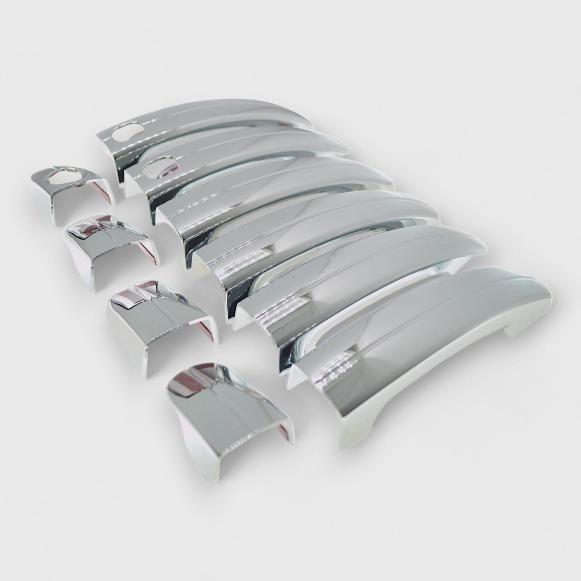 Chrome Door Handle Cover with or without Smart Key - DH306 | Secure & Stylish Upgrade for Home & Office Doors
