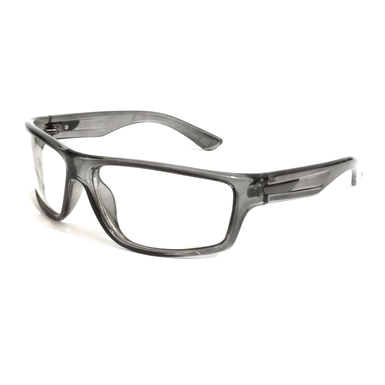 Photochromic Sports Sunglasses - Lightweight Wraparound Cycling Glasses with Transparent Grey Frame for Men & Women | UV Protection, Anti-Glare for Outdoor Running, Biking & Hiking