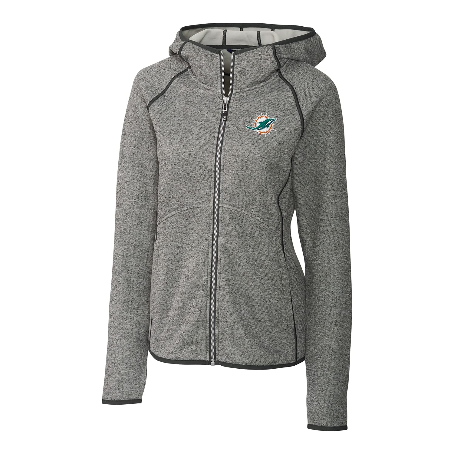 Cutter & Buck Women's NFL Mainsail Full-Zip Jacket - Lightweight Windbreaker for Football Fans | Perfect for Game Day, Tailgating & Outdoor Activities