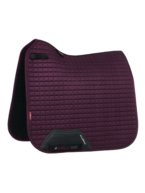 Premium Le Mieux Suede Dressage Pad - Soft Horse Saddle Pad for Equestrian Training & Show Jumping - Comfortable Riding Pad for Dressage, Jumping & Horseback Riding