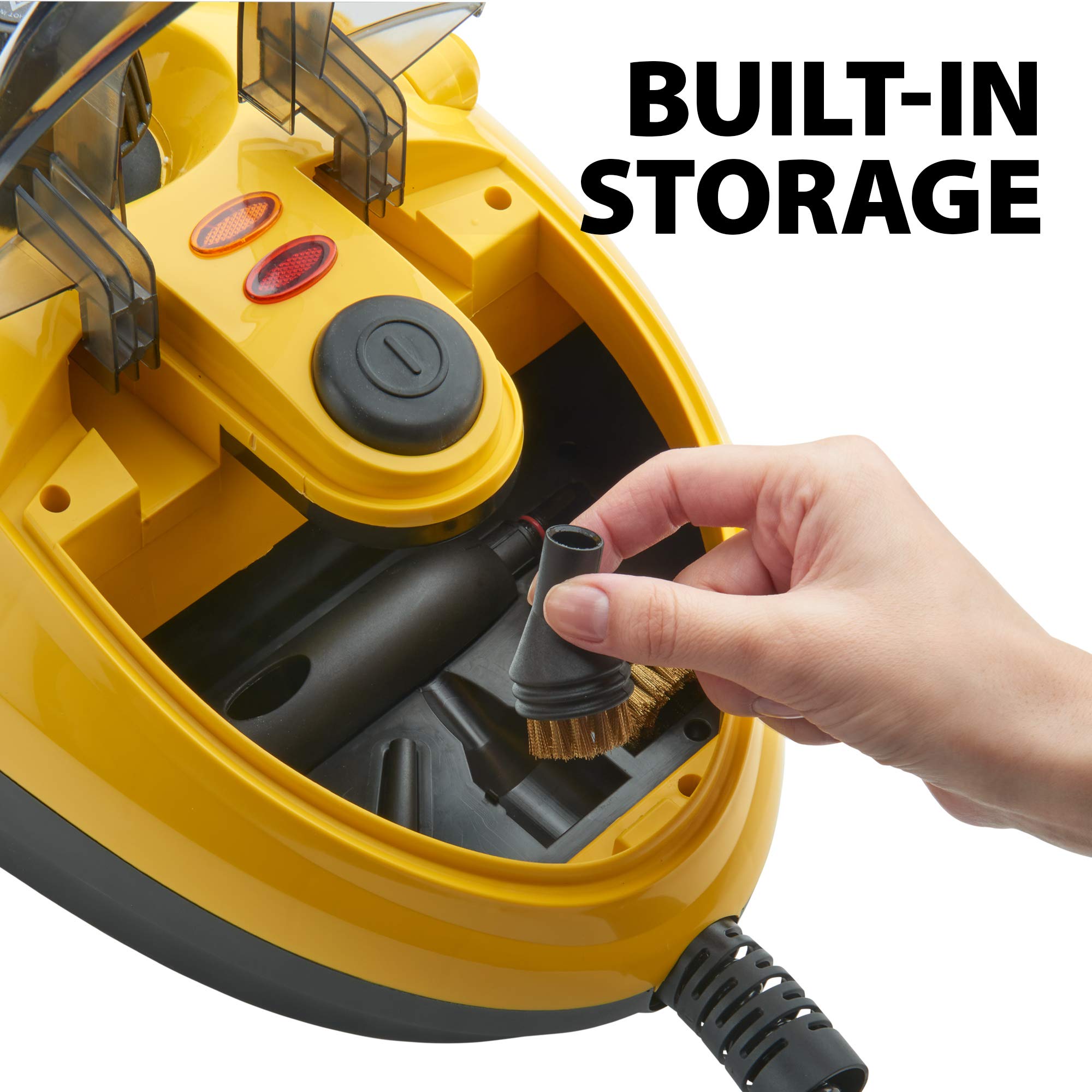 **Wagner Spraytech 915e On-Demand Steam Cleaner & Wallpaper Remover - Multipurpose Power Steamer with 18 Attachments (Including Storage Compartment) - Perfect for Floors, Tiles, Grout, and Home Deep Cleaning**