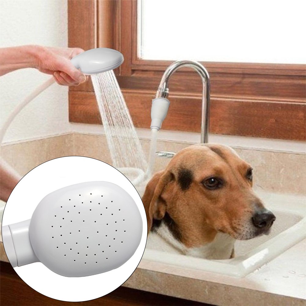 Portable Sink Sprayer with Rubber Hose - Handheld Shampoo Sprayer for Hair Washing (Style 1) | Perfect for Home Salon, Pet Grooming & Kitchen Use