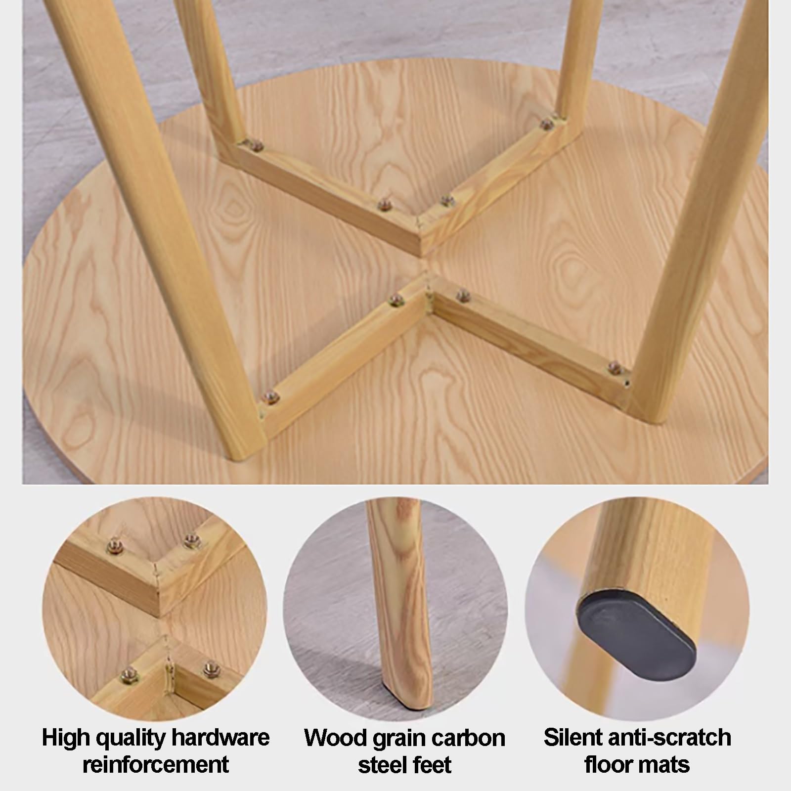 Modern Square Table and Chair Set for 4 - Kitchen, Dining, Reception Desk & Chair Combo - Ideal for Living Room, Office, Restaurant, Cafe, Coffee Shop - Stylish & Functional Design for Home and Commercial Spaces