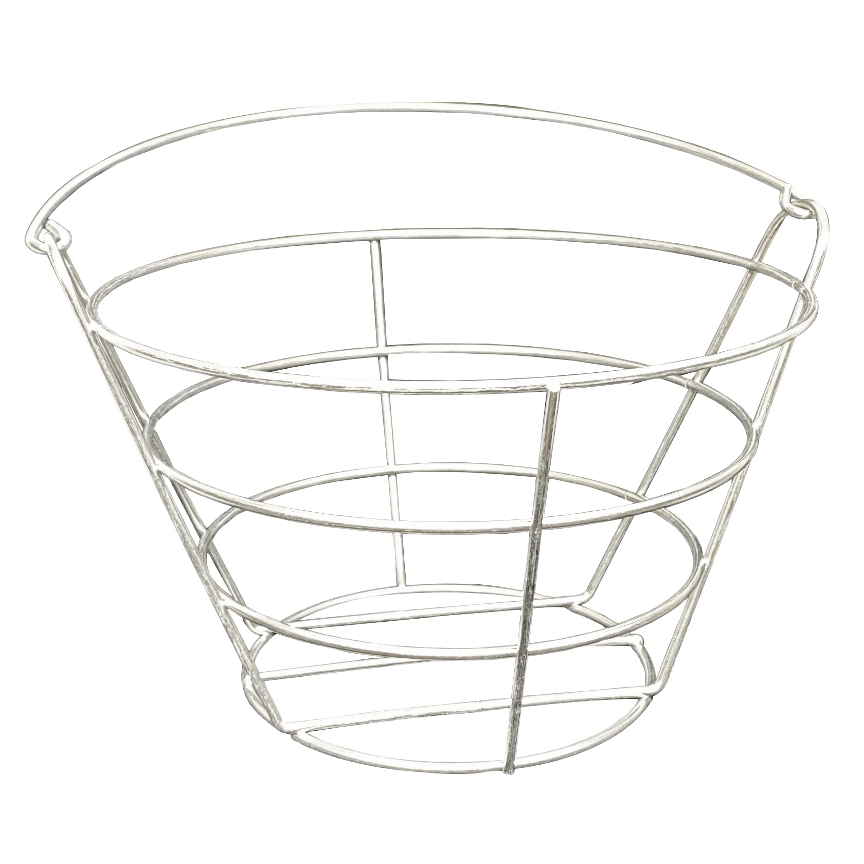 ProActive Sports Small Metal Wire Golf Ball Range Basket with Handle - Portable Golf Practice Accessory for Driving Range & Backyard Training