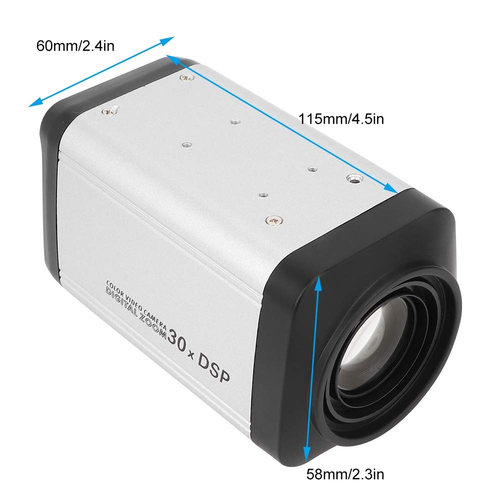 30X Zoom Surveillance Camera with Infrared Night Vision - AHD Digital CCTV Security Camera for Home & Business Security - Indoor/Outdoor Use for Monitoring, Baby Watching, and Property Protection