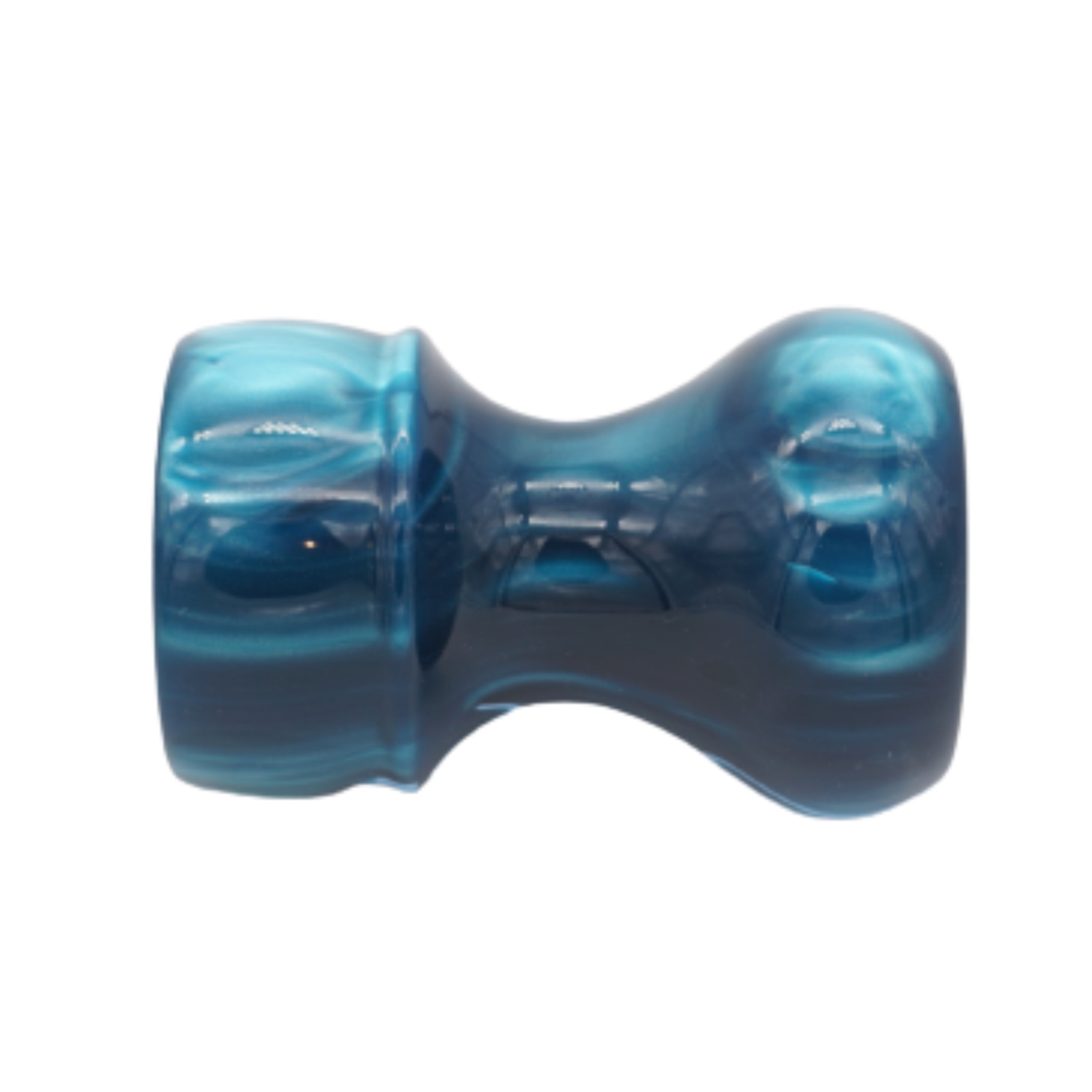 Premium Ocean Waves Handcrafted Shaving Brush Handle for 28mm & 30mm Knots - Perfect for Wet Shaving, Grooming Kits & Luxury Bathroom Accessories
