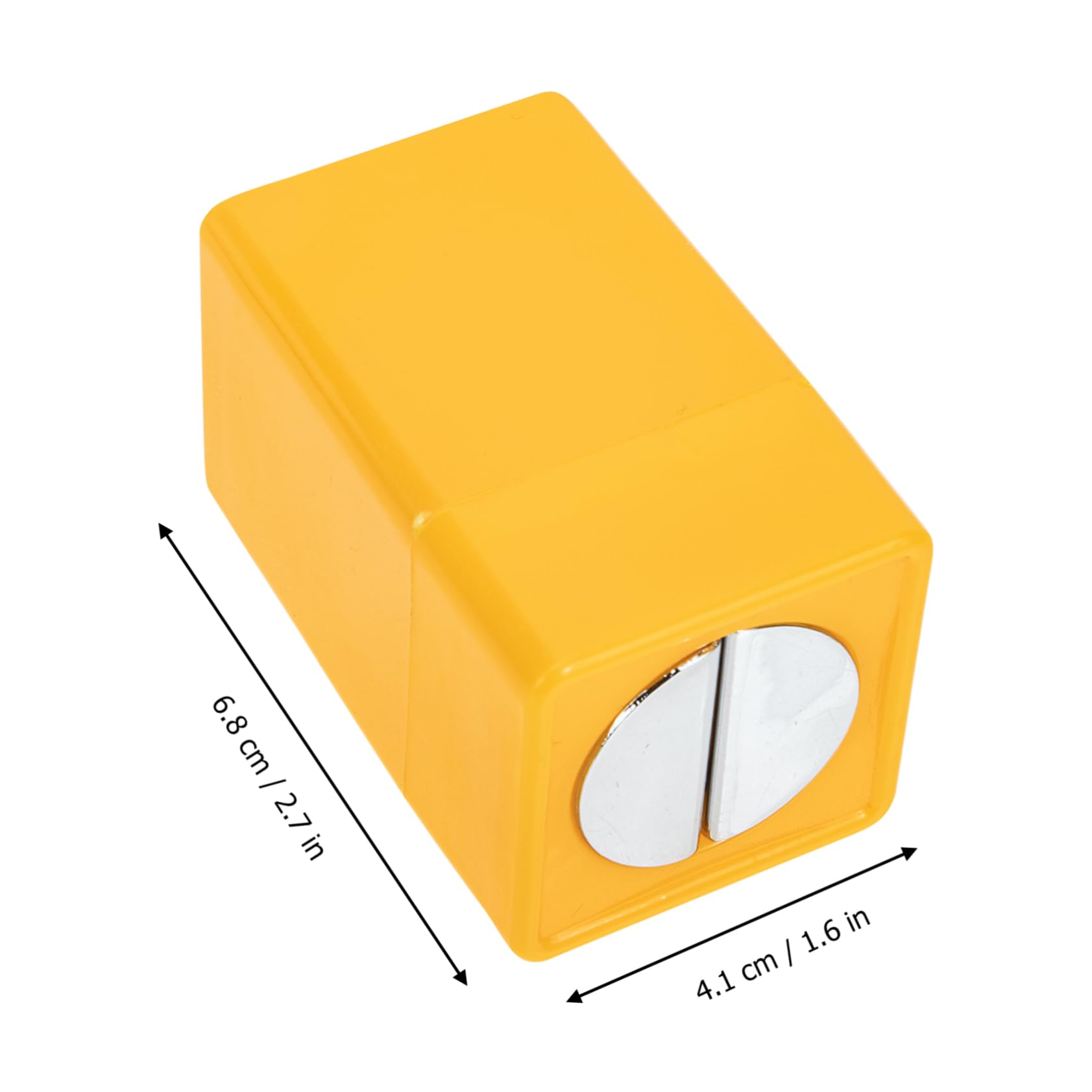 Eco-Friendly Razor Blade Disposal Box - Safe & Secure Razor Blade Recycling Container for Home & Salon Use | Yellow ABS Plastic | Perfect for Bathroom, Salon, or Travel Blade Storage
