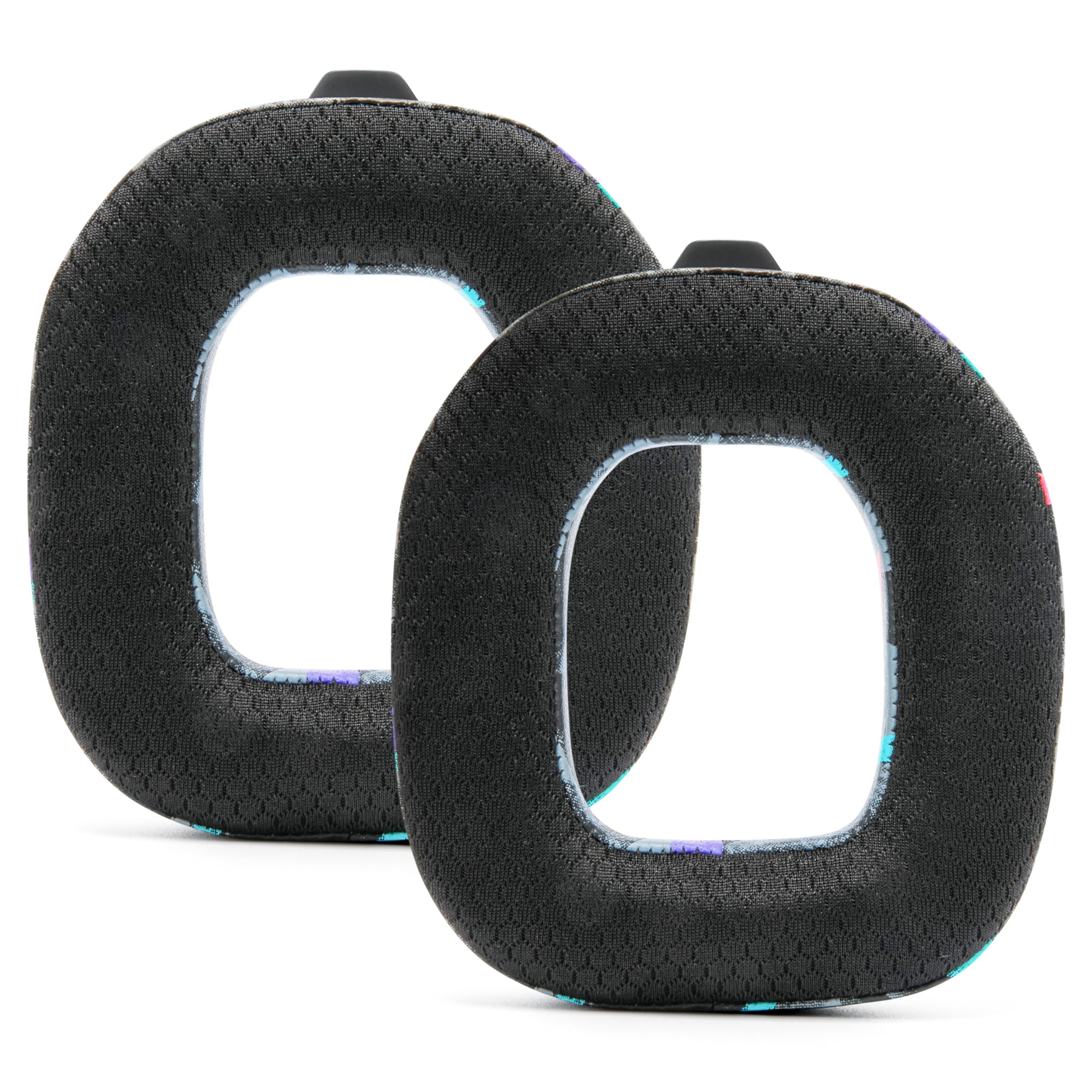 Wicked Cushions WC Freeze A40 Cooling Gel Earpads for Astro A40 TR Headset - Hybrid Fabric, Enhanced Durability & Noise Isolation (90's Black) - Perfect for Gaming, Music & Long Wear Comfort