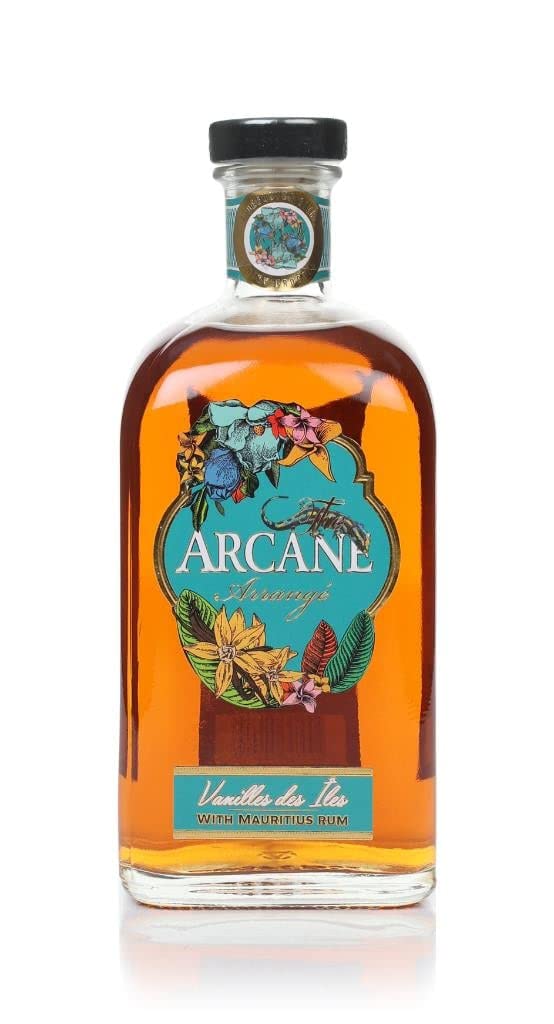 Arcane Vanilles des Iles 700ml Bottle - 40% ABV Premium Brown Vanilla Rum Liqueur | Perfect for Cocktails, Desserts & Gift Giving