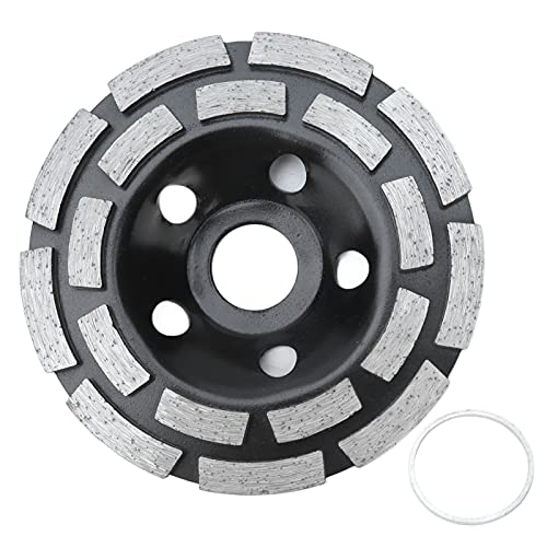 Diamond Grinder Disc 115mm - Wet & Dry Dual Use Grinding Wheel for Stone & Concrete - Low Vibration, High Efficiency Cutting Tool - Perfect for DIY Projects, Masonry Work & Home Renovations