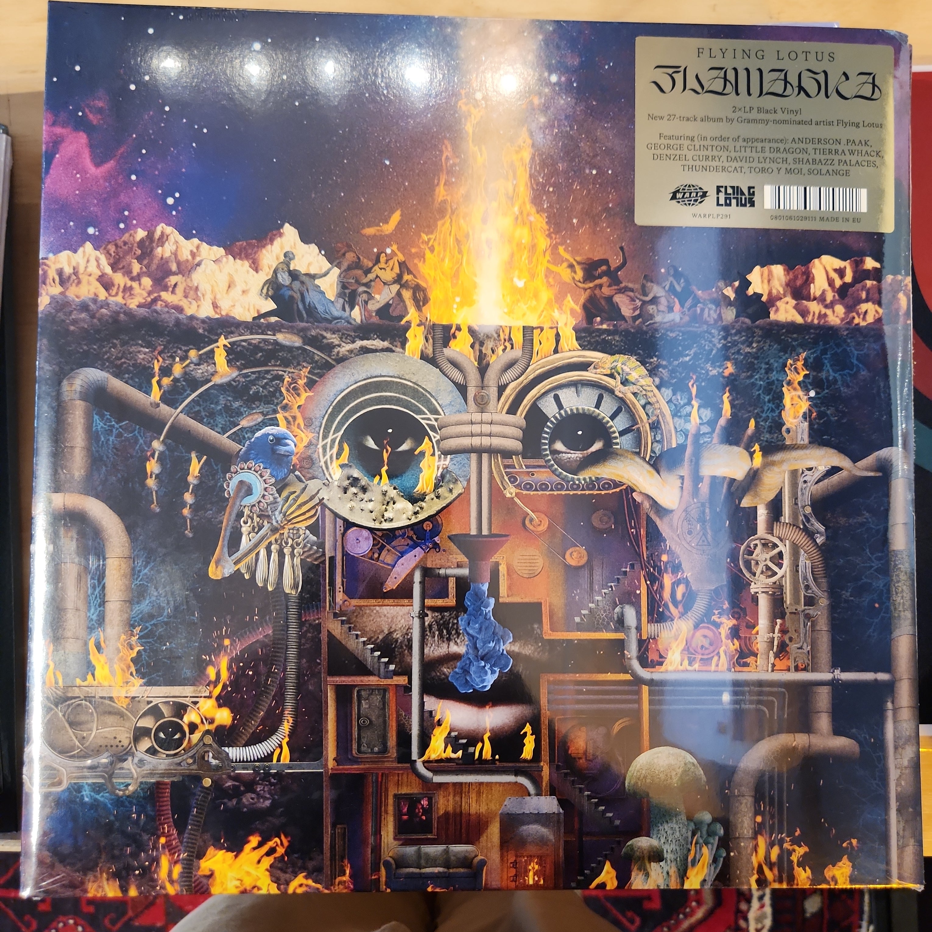 Flying Lotus Flamagra Vinyl LP Record - Limited Edition Collectible Vinyl for Music Lovers & Audiophiles - Perfect for Home Listening, DJ Sets & Vinyl Collections