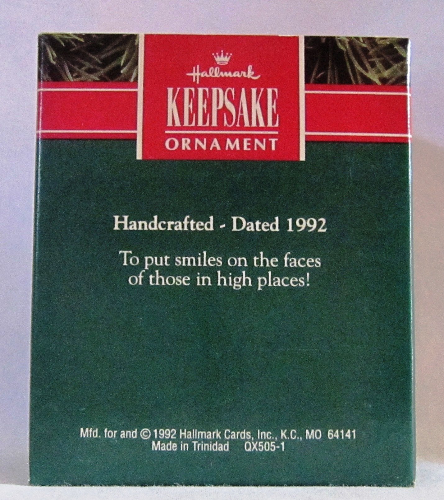 Hallmark V.P. of Important Stuff Penguin 1992 Keepsake Christmas Ornament 05051 - Collectible Holiday Decoration for Tree, Gift & Festive Home Decor
