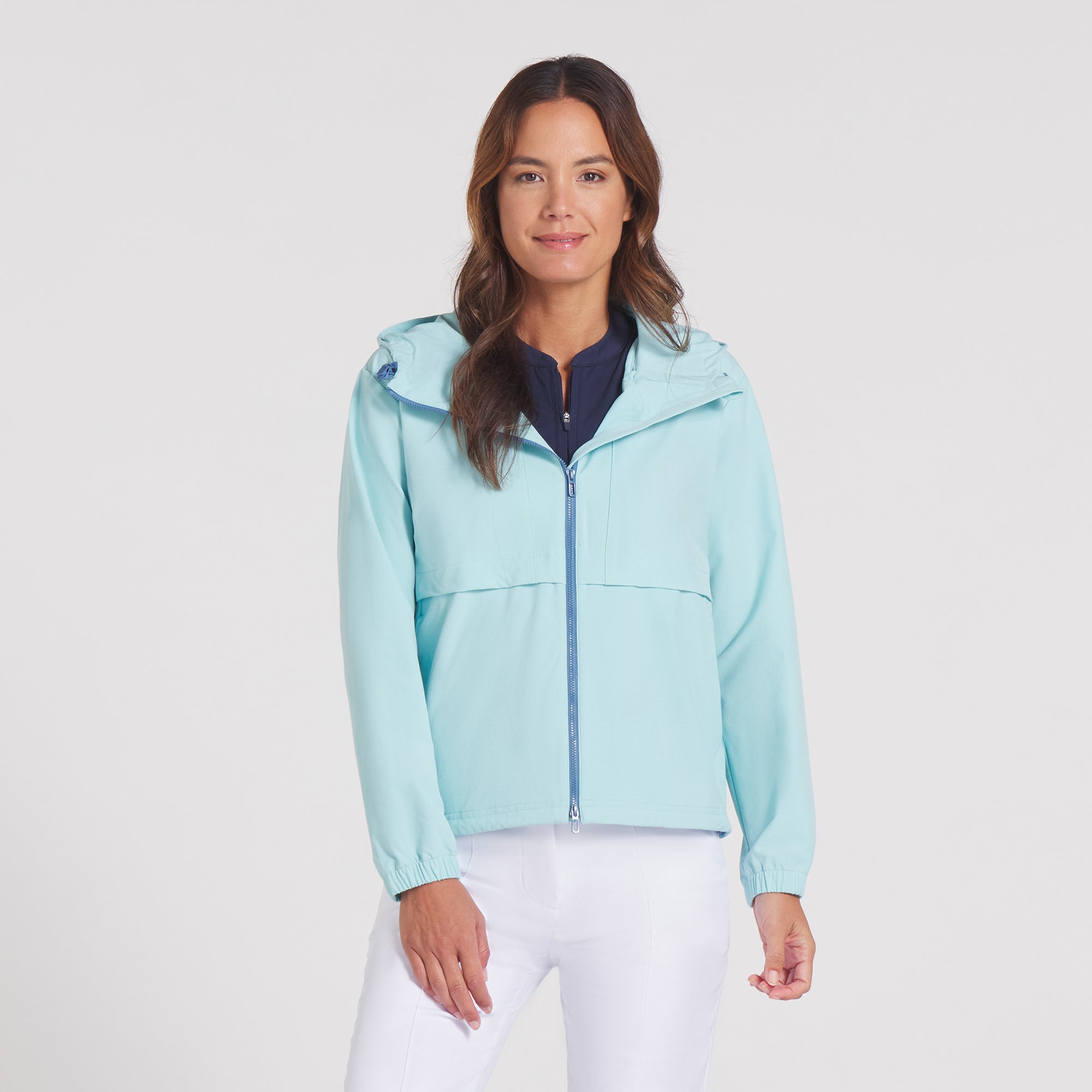 Women's Ripguard Full Zip Golf Jacket - Lightweight Waterproof Windbreaker for Outdoor Sports & Casual Wear | Perfect for Golfing, Hiking & Everyday Use