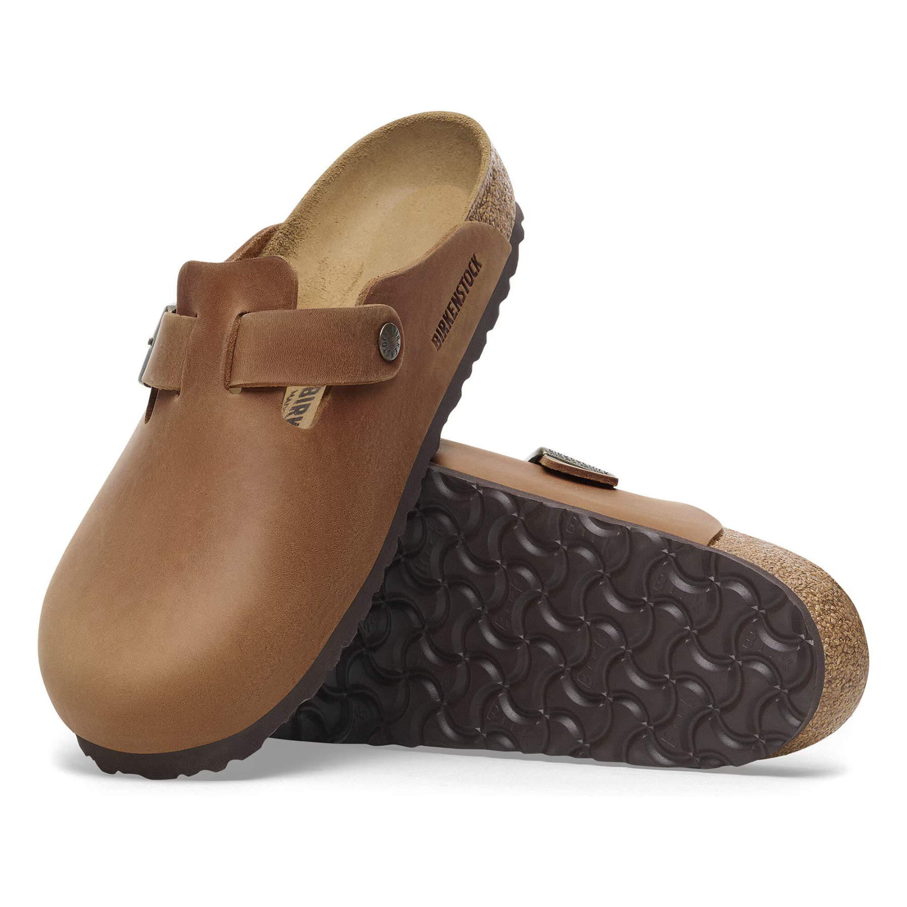 Birkenstock Women's Boston Oiled Leather Clogs - Comfortable Slip-On Shoes for Home, Office & Outdoor Wear
