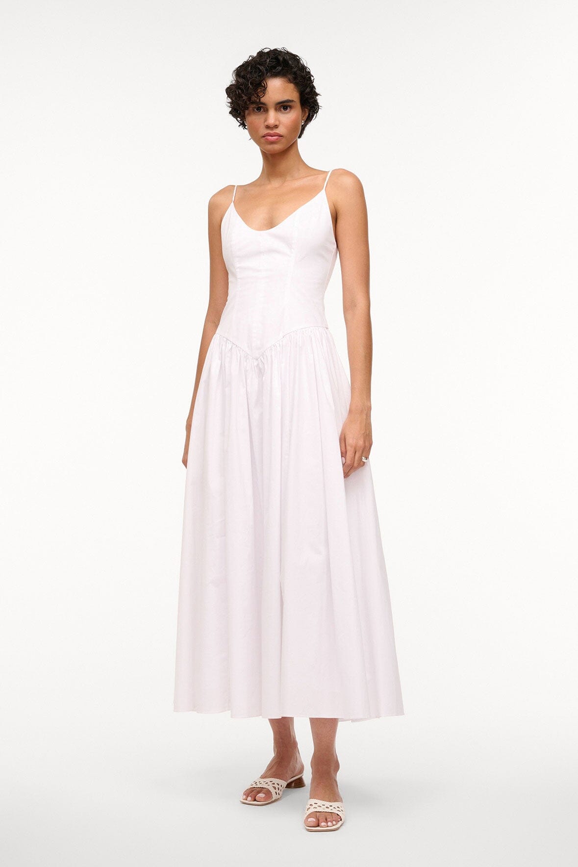Dena Dress - Elegant White Summer Dress for Women | Perfect for Beach, Party & Casual Wear