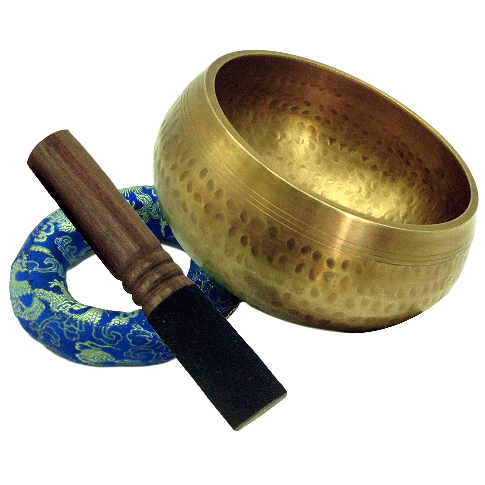 Premium Hand-Hammered Tibetan Singing Bowl - 7 Metal Meditation Instrument for Healing, Yoga & Mindfulness Practice | Professional Quality Sound Therapy Tool for Relaxation, Stress Relief & Spiritual Wellness