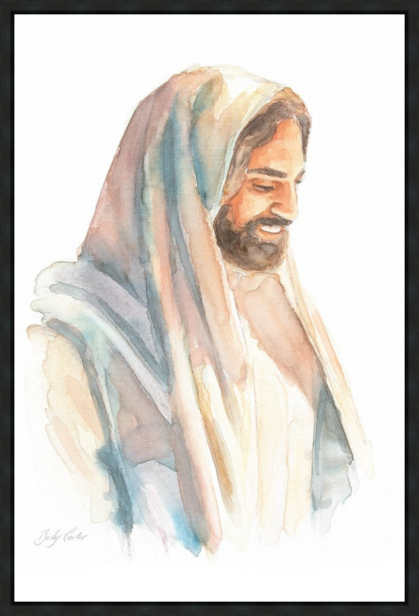 He Is The Light Gallery Wrap Canvas - Inspirational Christian Wall Art for Home, Church & Office Decor - Perfect for Living Room, Bedroom & Prayer Space