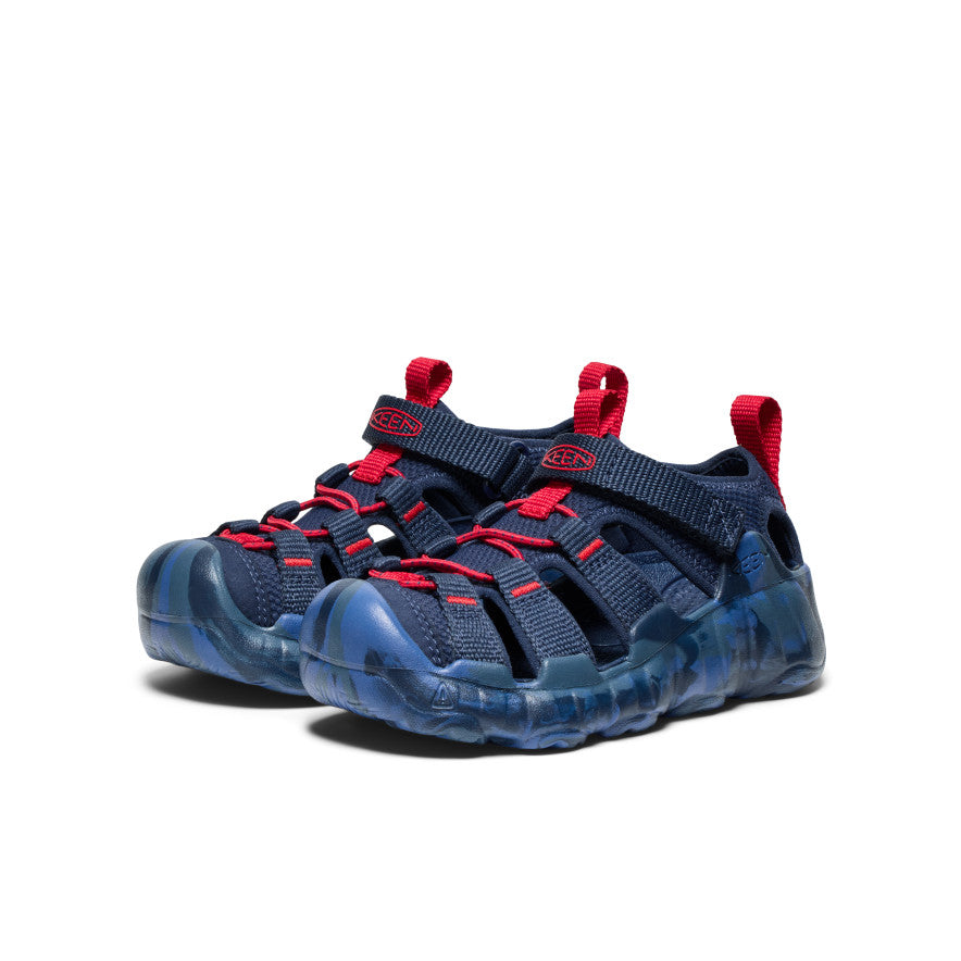 Little Kids' Hyperport H2 Sandal - Navy/Red | Water Shoes for Toddlers & Boys | Lightweight Quick-Dry Beach & Pool Sandals for Summer Play