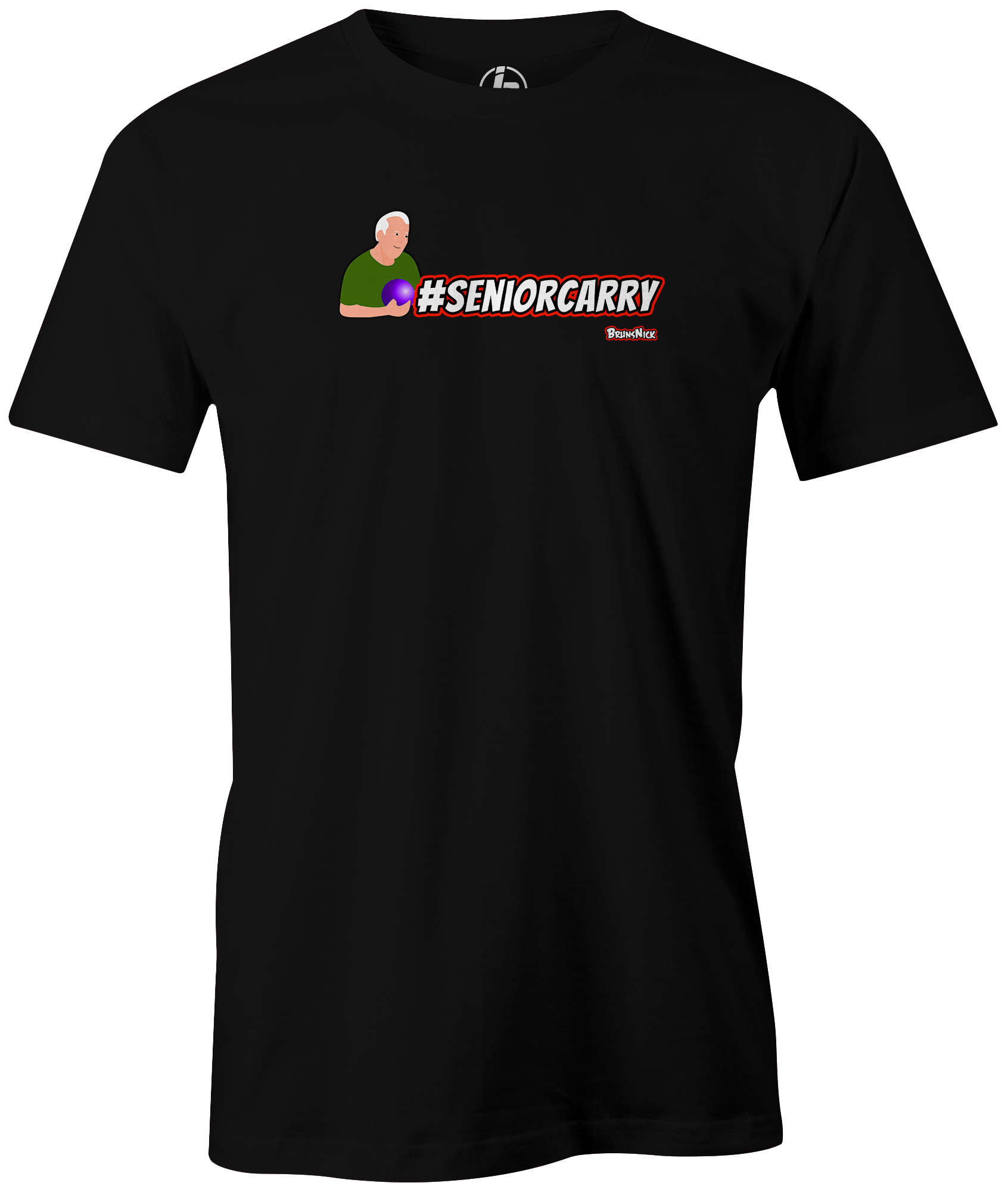 Brunswick Bowler Senior Carry Bowling T-Shirt | Official Brunsnick YouTube Merch | Perfect for League Play & Bowling Tournaments
