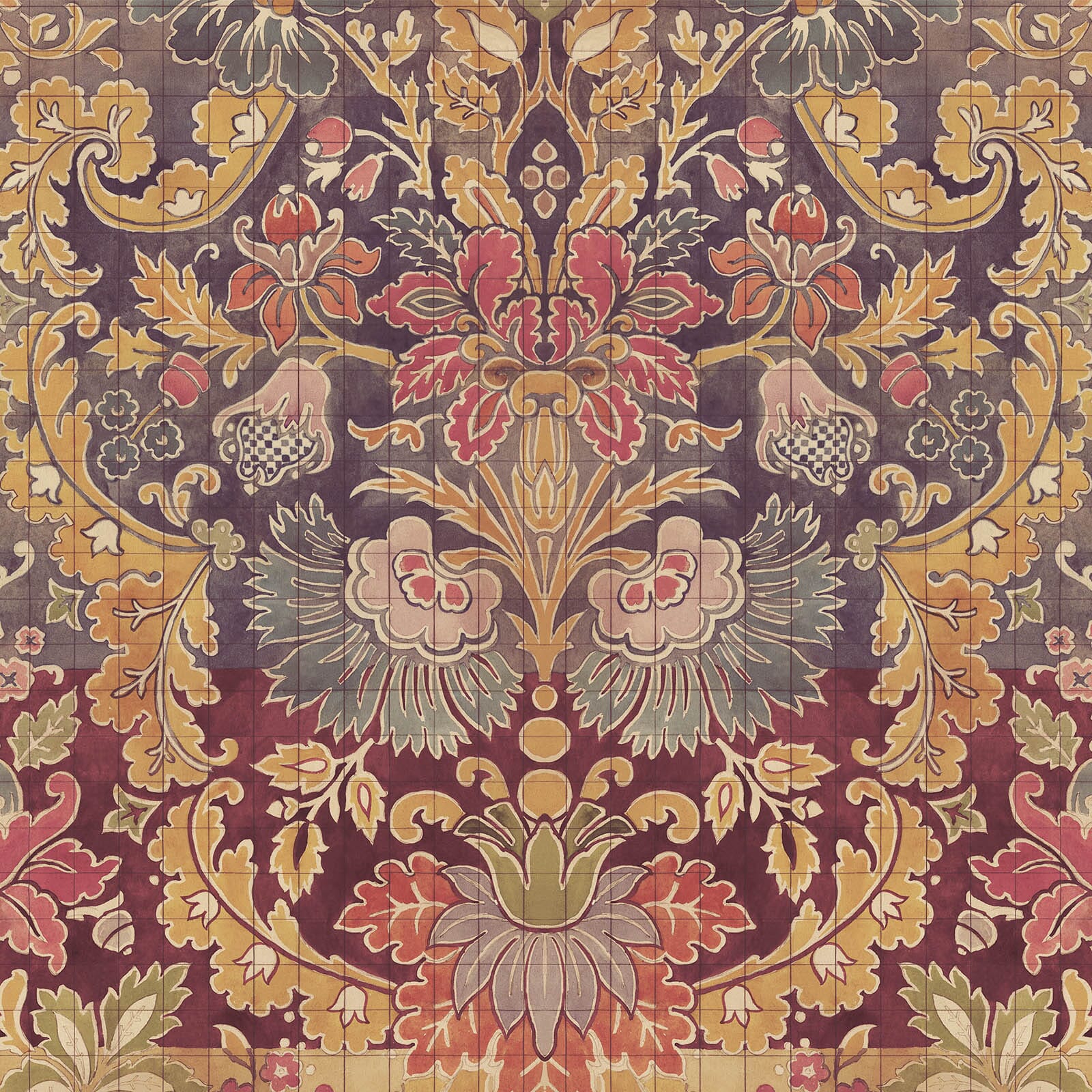 ANDASTRA Almandine Wallpaper Sample - Peel and Stick Removable Wallpaper for Bedroom, Living Room, and Home Decor