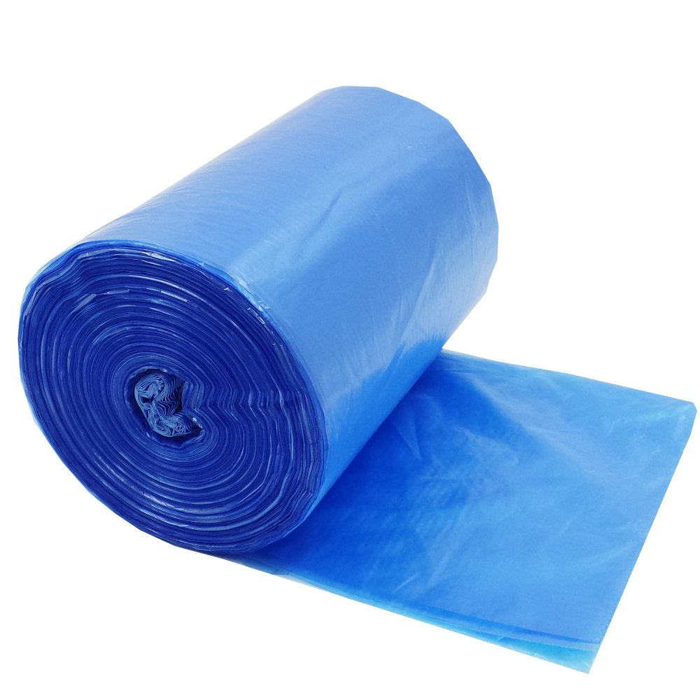3 Gallon Trash Bags - Small Garbage Bags, Blue (120 Count) - Perfect for Bathroom, Office, Dorm & Car Waste Disposal