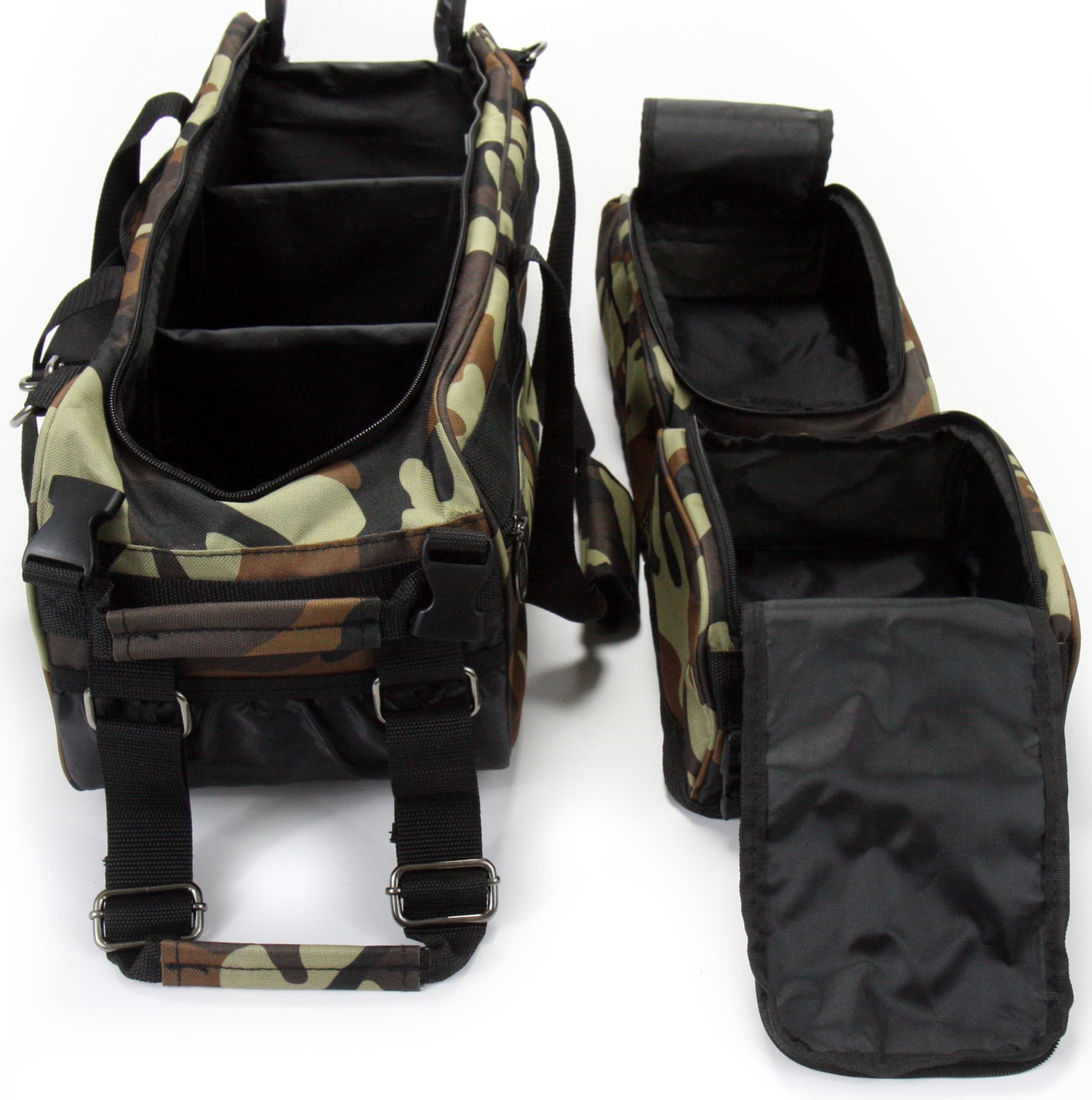 3 Ball Deluxe Bowling Tournament Roller Tote with Detachable Shoe & Accessory Bag - Heavy Duty Bowling Bag for League Play & Travel - Perfect for Bowling Enthusiasts & Professional Players
