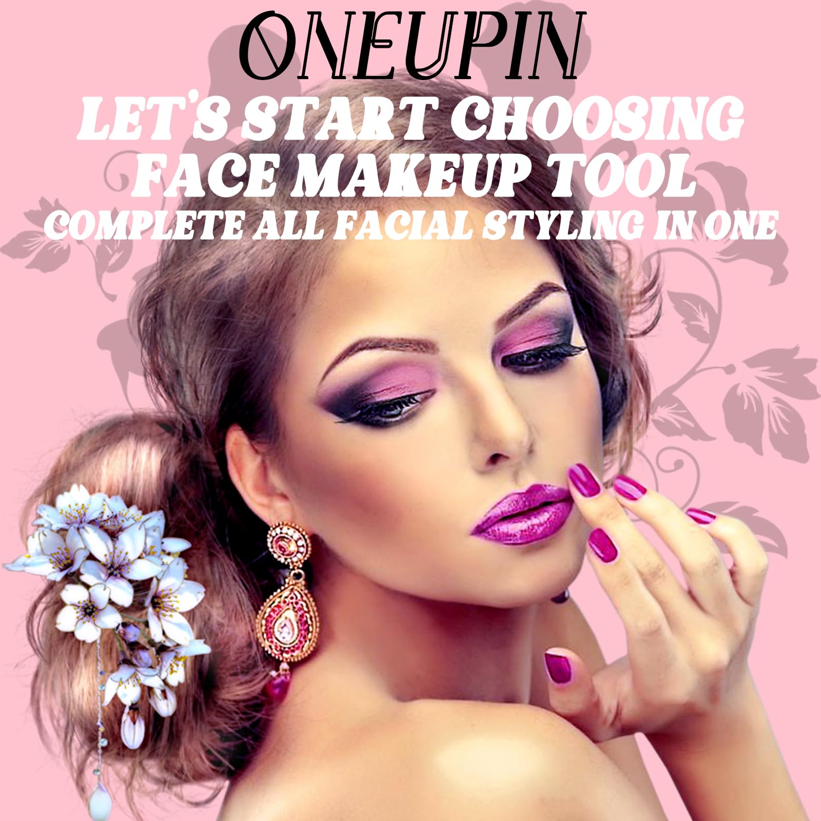 4-in-1 Silicone Eyeliner Aid & Mascara Shield - Multifunctional Eye Makeup Tool for Women & Beginners (Pink) | Perfect for Smudge-Free Eyeliner, Mascara Application & Eye Shadow Blending | Great for Home, Travel & Professional Makeup Kits